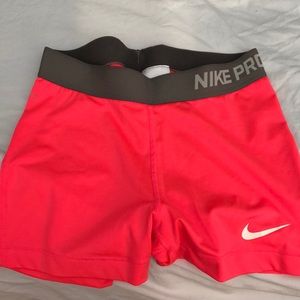 Nike pro shorts. M